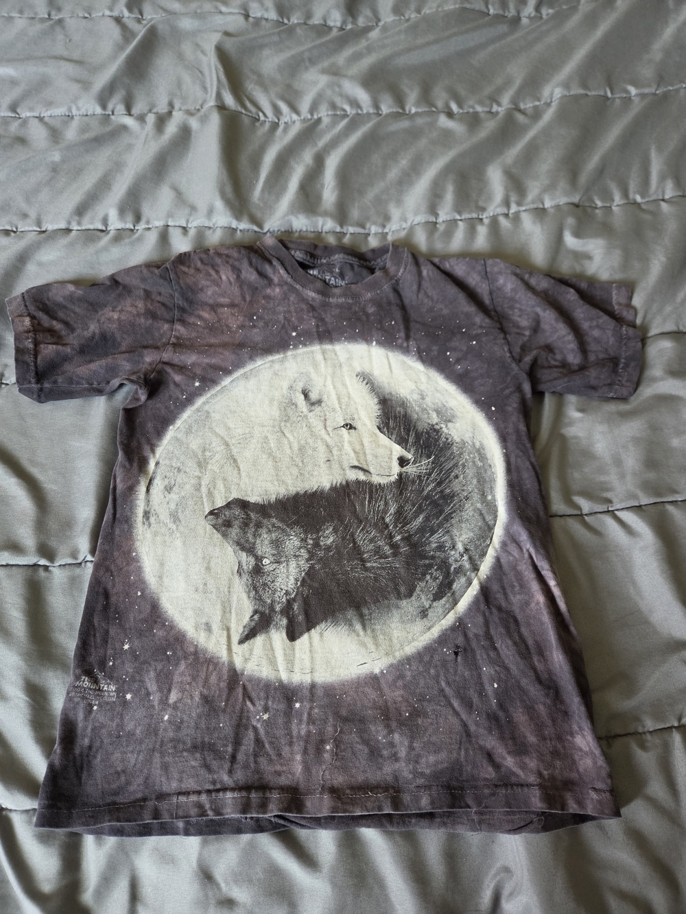 The Mountain Wolf Moon Tee - Black, Grey